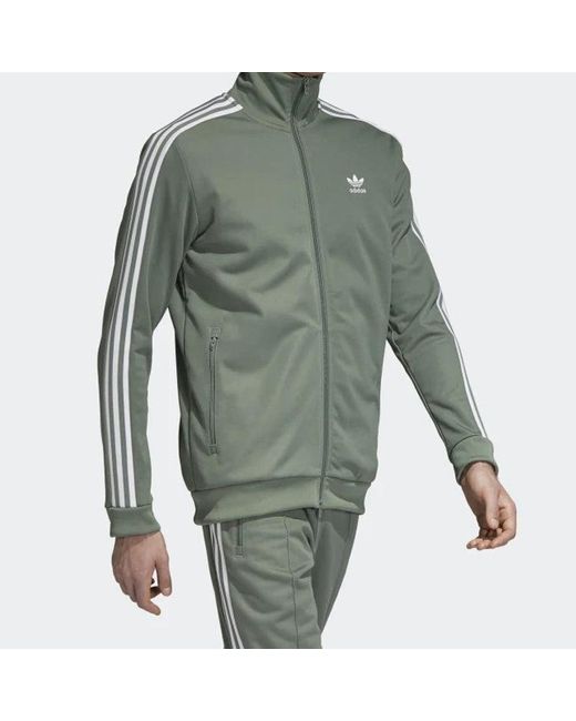 Adidas Green Originals Beckenbauer Track Top Trase for men
