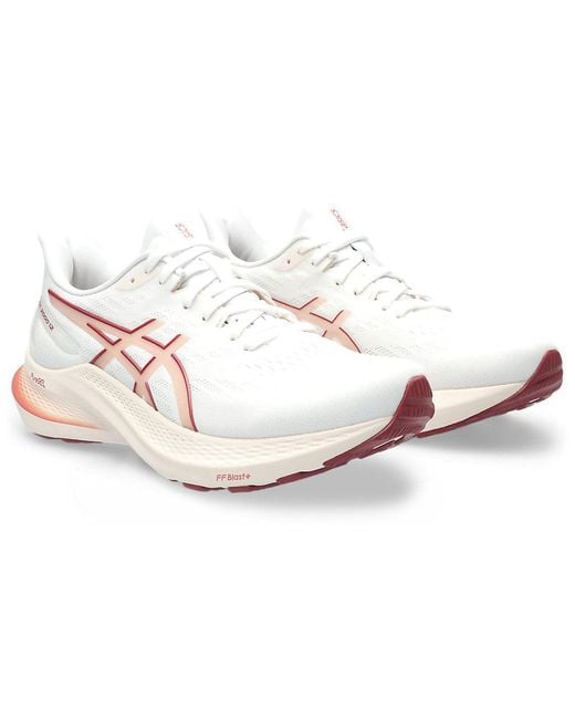 Asics White (Wmns) Gt-2000 12 Light Garnet'