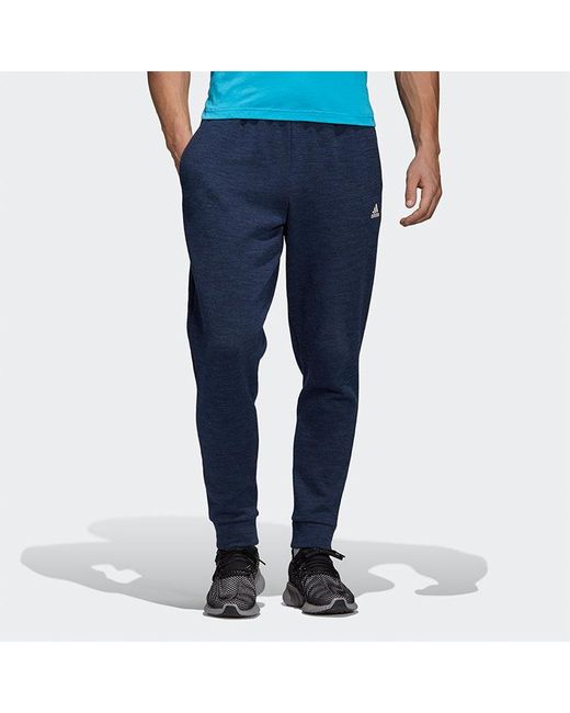 Adidas Blue Id Stadium Pt Knit Conical Bundle Feet Sports Pants for men