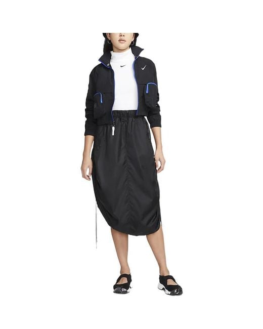 Nike Blue (Wmns) Sportswear City Utility Woven Jacket