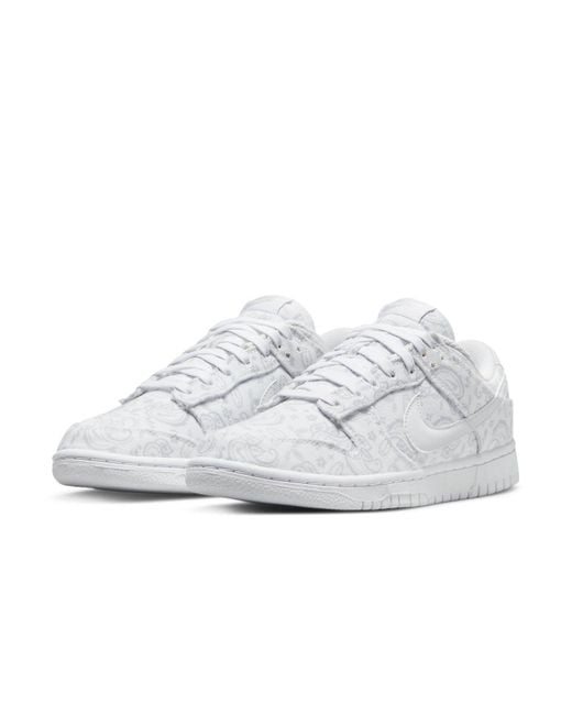 Nike White (Wmns) Dunk Low Paisley'