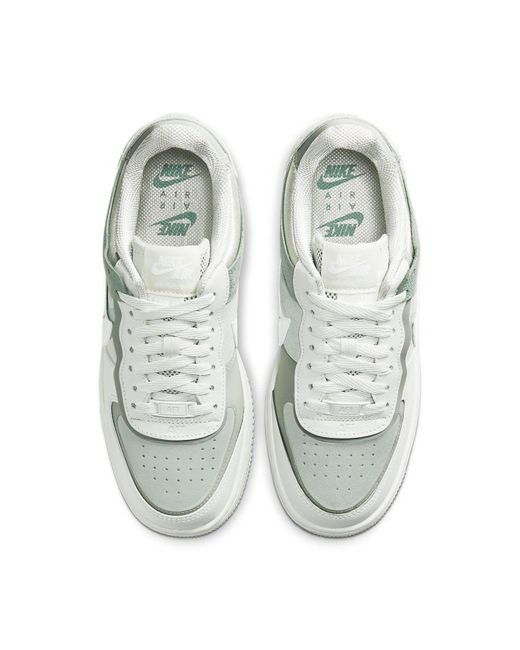 Nike White (Wmns) Air Force 1 Shadow 'Pistachio Frost'