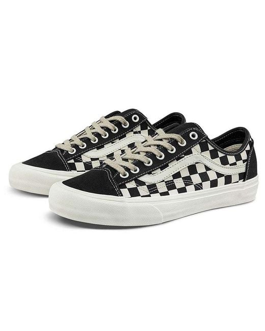 Vans White Style 36 Chessboard for men