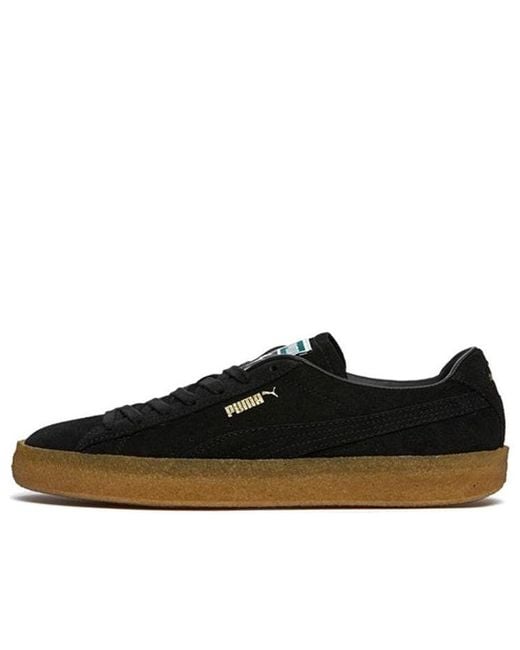 PUMA Black Suede Crepe for men