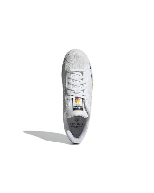 Adidas Blue Philip Colbert X Superstar 'Save The Lobster for men