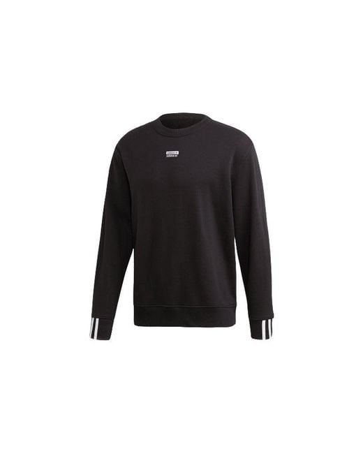 Adidas Black Originals F A Crew Sports Fleece for men