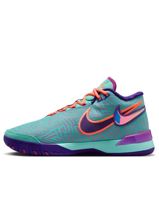 Nike Blue Zoom Lebron Nxxt Genisus Ep 'Hyper Court Mango' for men