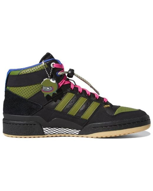 Adidas Black Hebru Brantley X Forum Mid Rt 'Frogboy' for men