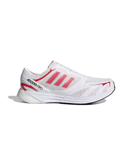 Adidas White Adizero Adios Pro V1 Dna Solar' for men