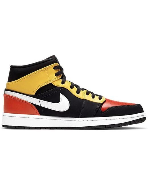 Nike Black 1 Mid Se 'Amarillo' for men