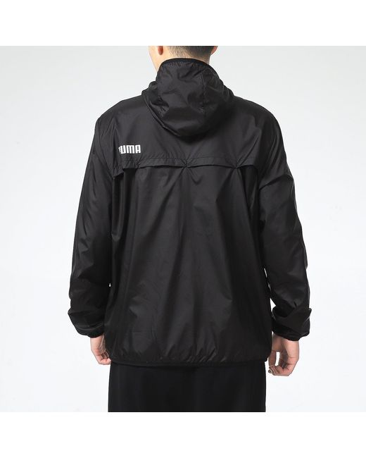 PUMA Blue Essentials Solid Windbreaker Jacket for men
