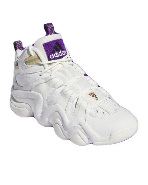 Adidas White Crazy 8 'Lakers Home Alternate' for men