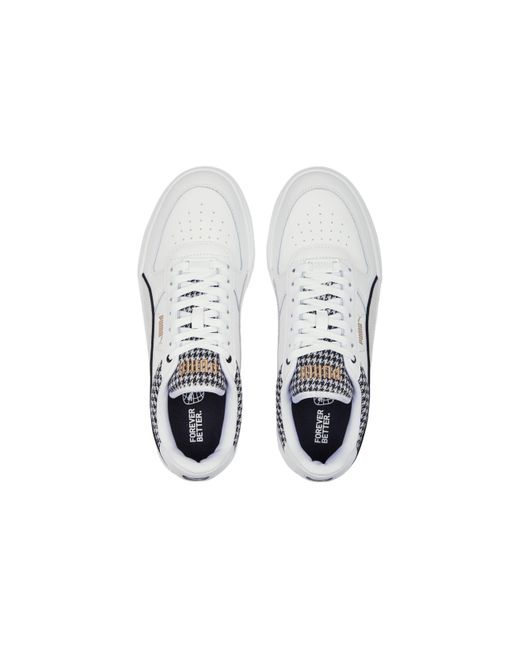 PUMA White Caven Dime Houndstooth for men