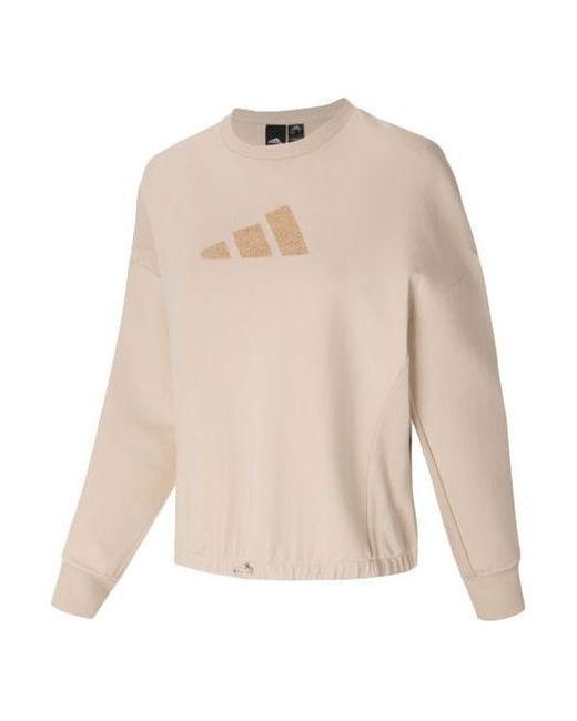 Adidas Natural (Wmns) Casual Sports Hoodie Pullover