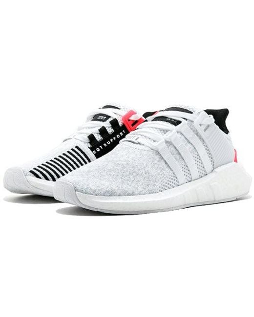 Adidas White Eqt Support 93/17 'Turbo' for men