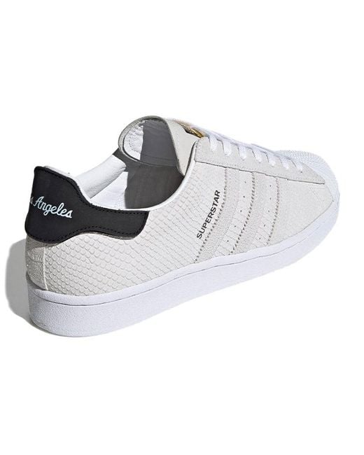 Adidas White Superstar 'Snakeskin for men