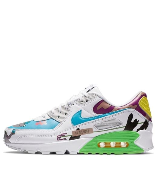Nike Blue Air Max 90 Flyleather 'Ruohan Wang' for men