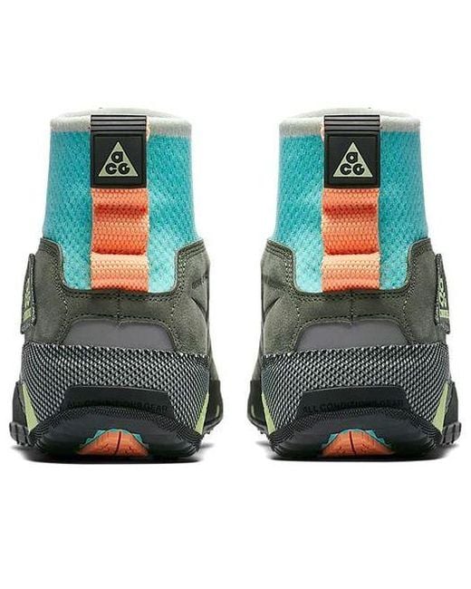 Nike Green Acg Ruckel Ridge Shoes for men