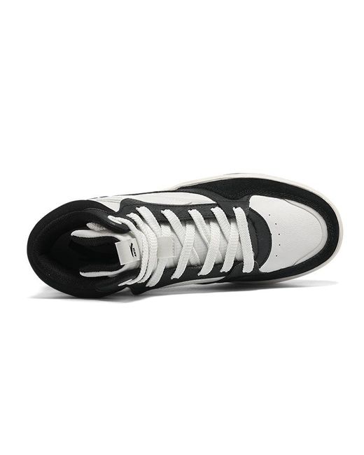 Anta Black (Wmns) High Top Skateboarding Shoes