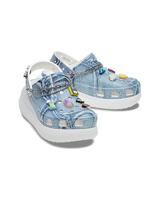 CROCSTM Blue Sza X Classic Crush Clog 'Denim' for men