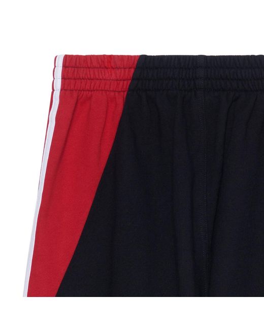 Balenciaga Blue X Adidas Fleece Baggy Sweatpants for men