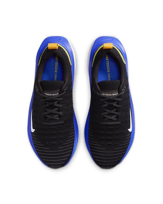 Nike Blue Reactx Infinity 4 Racer' for men