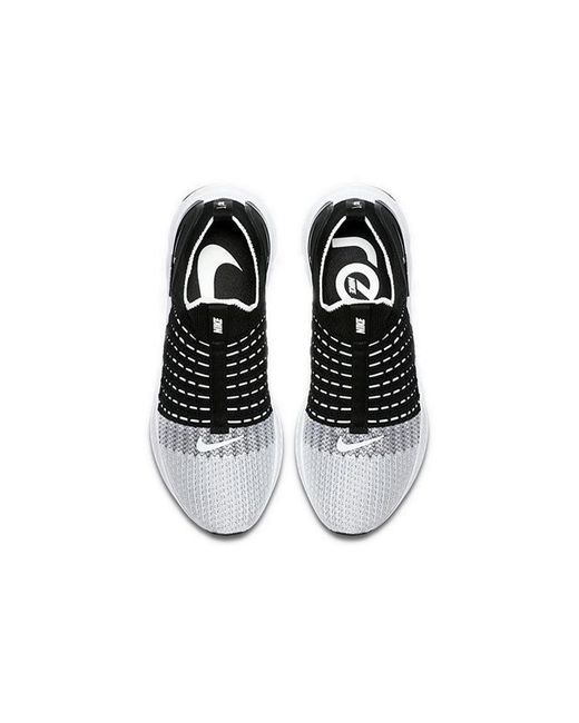 Nike Black React Phantom Run Flyknit 2 for men