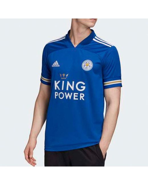 Adidas Blue Home Fan Edition Short Sleeve T-Shirt for men