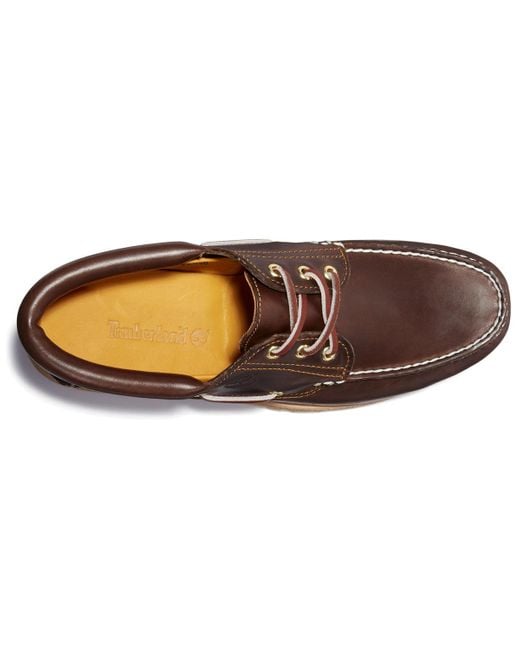 Timberland Brown 3-Eye Lug for men