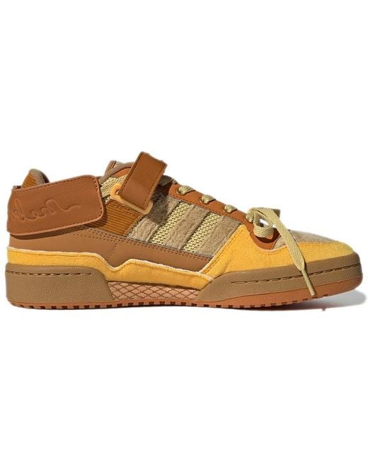 Adidas Brown Melting Sadness X Forum Exhibit Low 'Puppet Costume for men