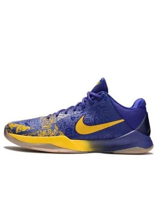 Nike Blue Zoom Kobe 5 'Rings' for men