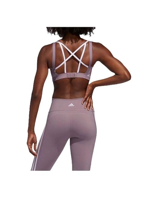 Adidas Purple (Wmns) Stronger For It Alpha Bra