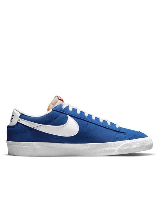 Nike Blue Blazer Low 77 Suede 'Team Royal' for men