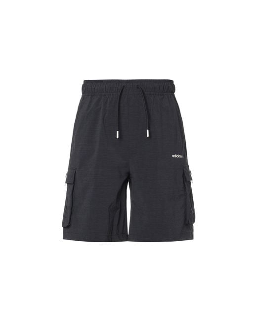 Adidas Blue Neo Sw Wvn Ut Sh Leisure Sports Pocket Shorts for men