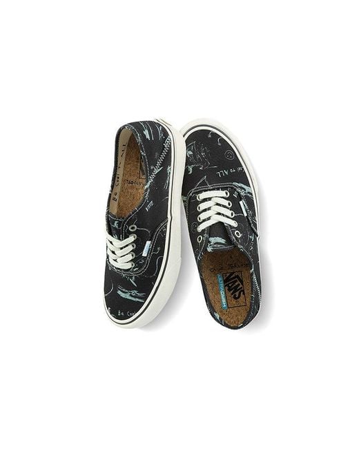 Vans Black Chris Johanson X Authentic Sf Antique' for men