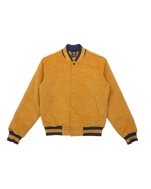 Nike Yellow Corduroy Skateboard Sports Jacket for men