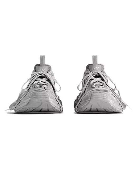 Balenciaga Gray 3Xl Reflective Sneakers Mesh And Polyurethane' for men