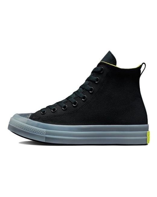 Converse Black Chuck Taylor All Star Cx Fleece Lined High Lime Twist' for men