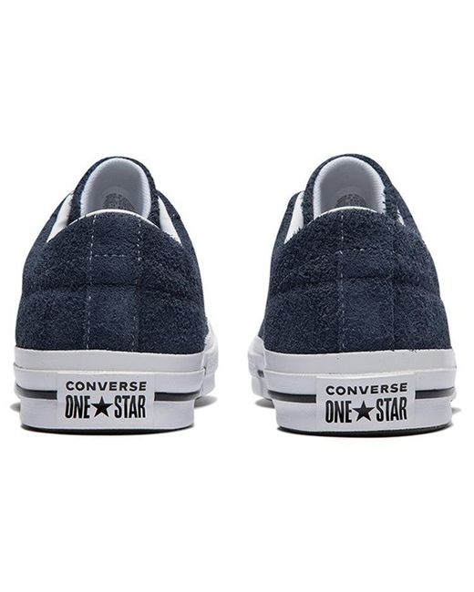 Converse Blue One Star Ox Premium Suede 'Dark' for men