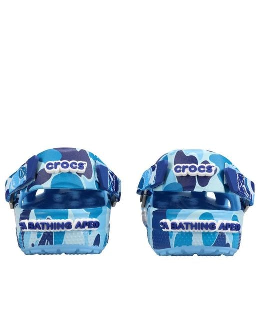 CROCSTM Blue X A Bathing Ape Clog Camo" Sneakers for men