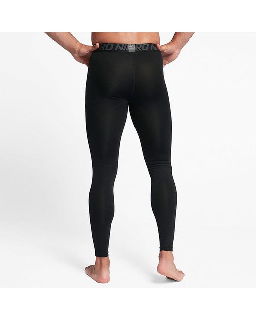 Nike Black Pro Sports Running Training Slim Fit Gym Pants for men