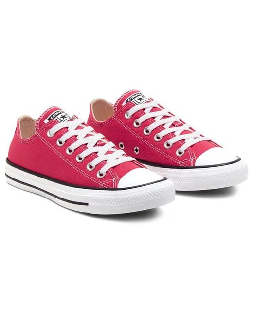 Converse Pink Chuck Taylor All Star Lo 'Carmine' for men