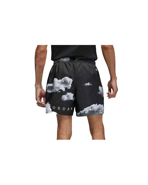 Nike Black Clouds Printing Casual Sports Shorts for men