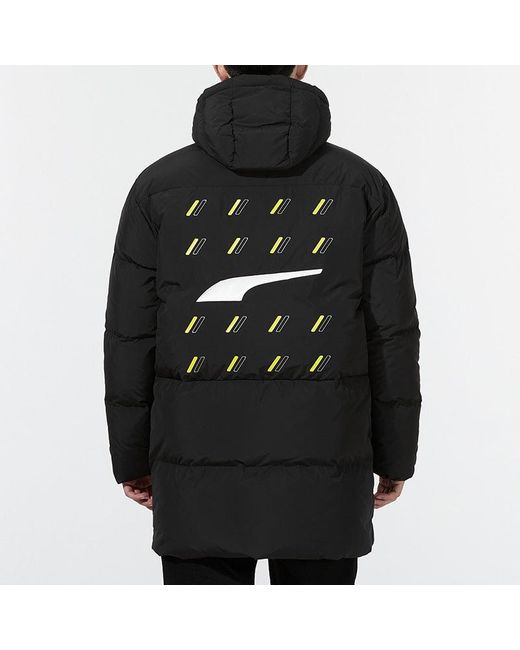 PUMA Black Windproof Down Warm Jacket for men