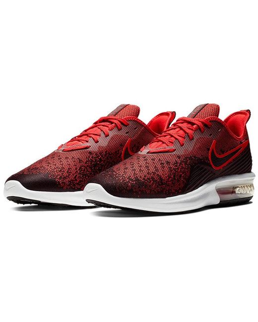 Nike Red Air Max Sequent 4 'University' for men