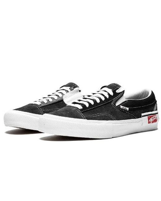 Vans Black Slip-On Cap Lx for men