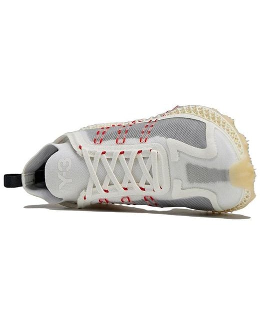 Adidas White Y-3 Runner Halo 4D 'Core' for men