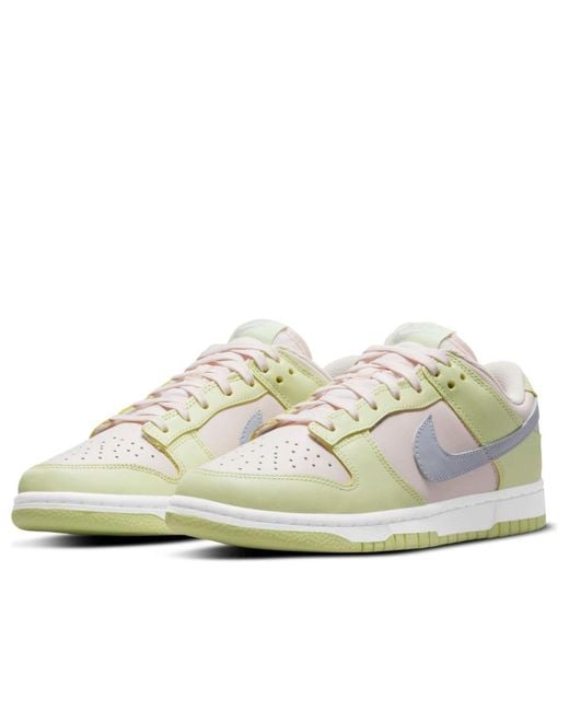Nike White (Wmns) Dunk Low 'Lime Ice'