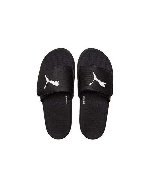 PUMA Black Softride Slide for men