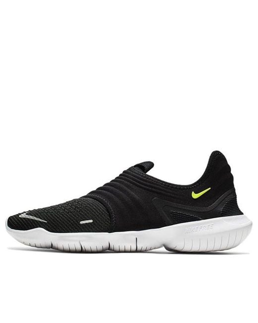 Nike Black Free Rn Flyknit 3.0 for men